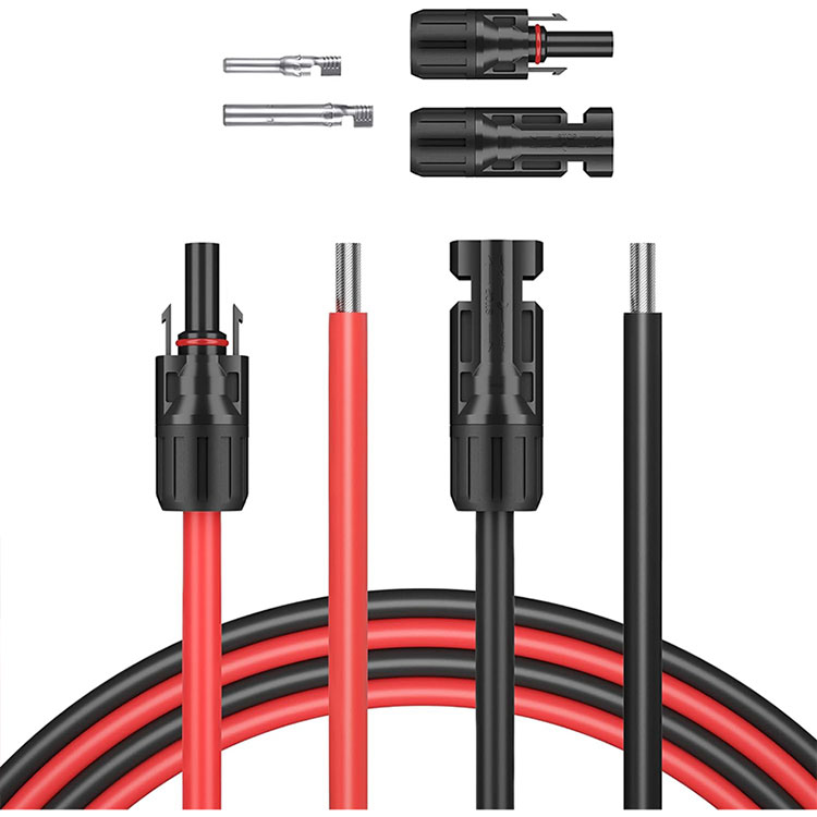 5 Futoj 10AWG (6mm2) Sun Panela Drato