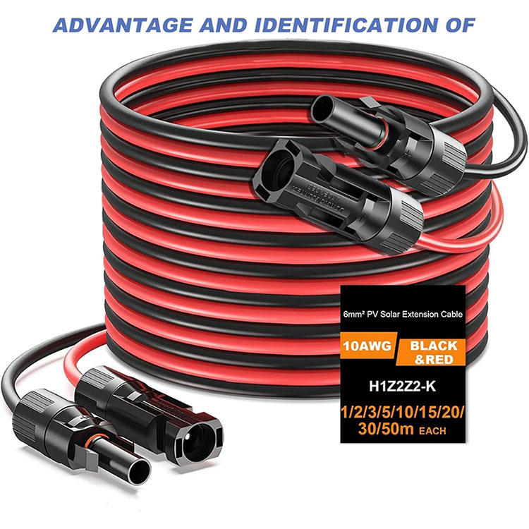 Rekta Entombigo 10AWG Suna Etendo Kablo 50Ft